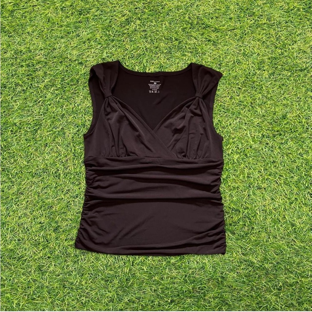 y2k brown top